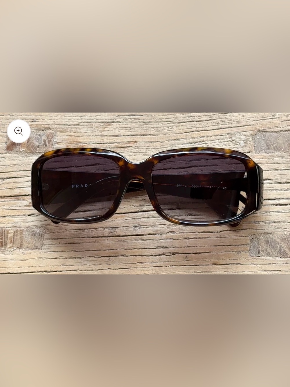 Vintage Prada Tortoise Sunglasses as seen on Kendall Jenner